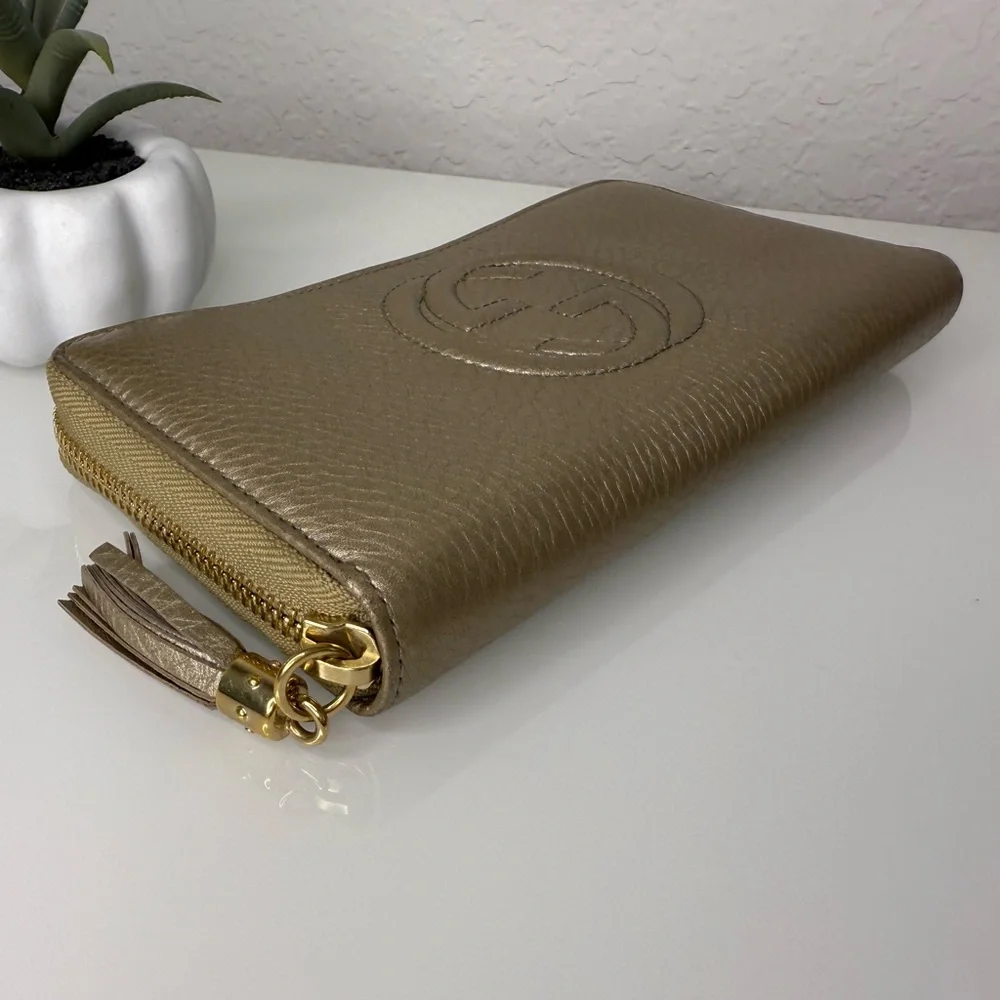 GUCCI Soho Wallet - metallic Champagne - Picture 9 of 9